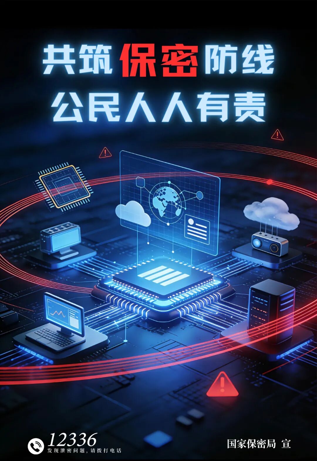 中央保密办（国家保密局）发布保密公益宣传片与海报